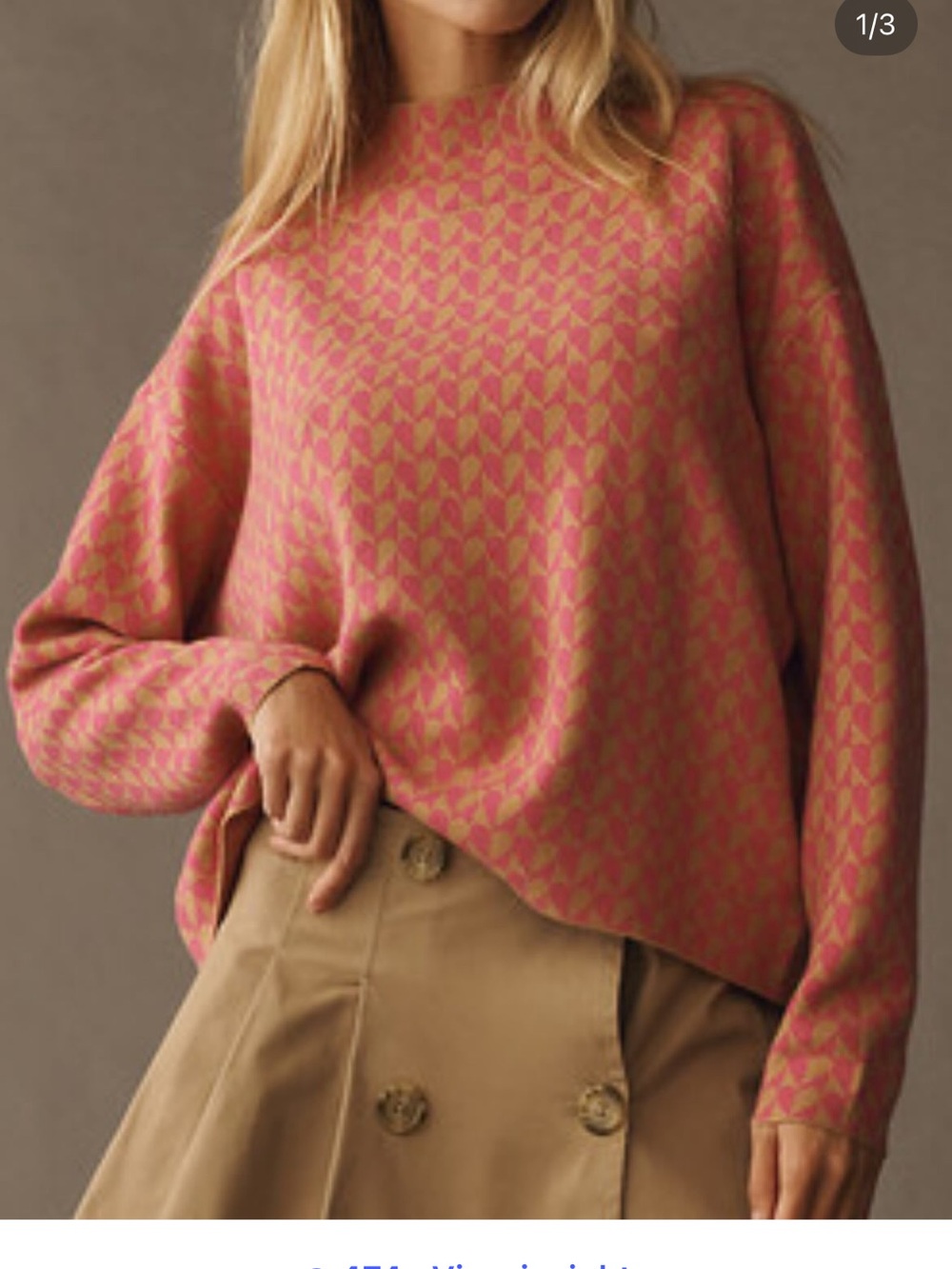 NWOT Maeve Cary Mock Neck Sweater